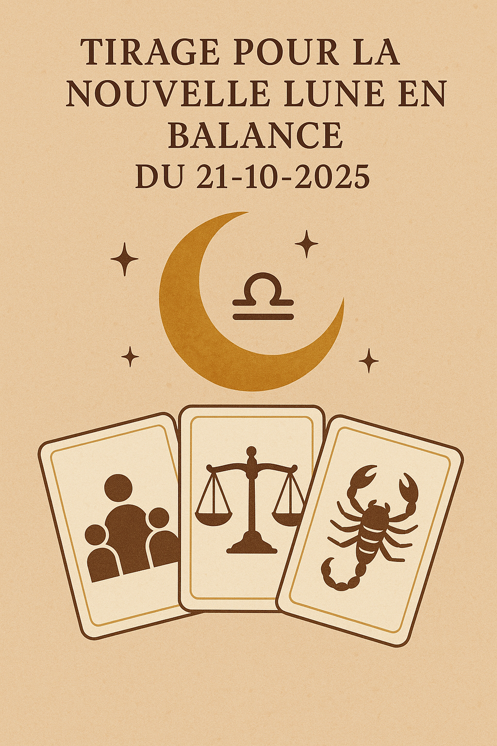 TIRAGE POUR LA NOUVELLE LUNE EN BALANCE DU 21-10-2025