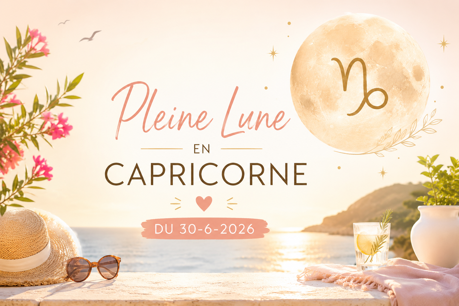 Tirages pour la Pleine Lune en Capricorne du 30-6-2026