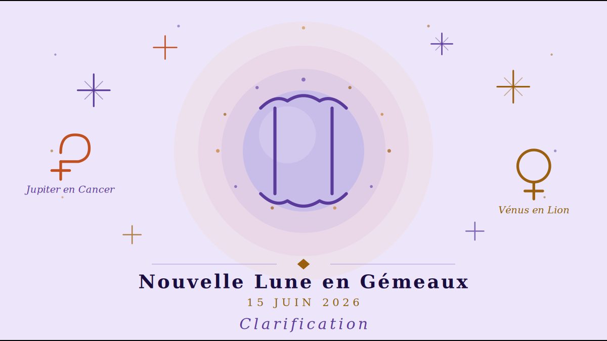 Tirages pour la Nouvelle Lune en Gémeaux du 15-6-2026